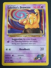 Sabrina's Drowzee 92/132 - Gym Heroes Set - Pokemon Card - Excellent Condition