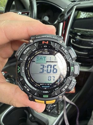 Casio PRG-240-1JF Pro Trek Outdoor Watch Black Triple Sensor Tough Solar