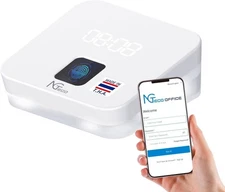 NGTeco Time Clock Cloud-Based, TC4 Fingerprint Employees Small Business 2.4Ghz