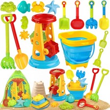 Collapsible Beach Sand Toys for Kids Toddlers, Standard, Multicolor