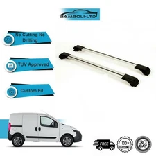 Fits CITROEN NEMO 2008-UP Roof Rack Carrier Cross Bars Rails Aluminium BLACK SET