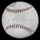 Walter Johnson Signed Autographed Eastern League Ball Baseball JSA