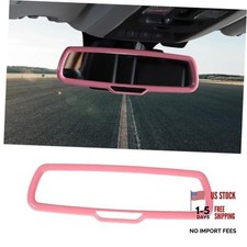 Pink Car Rear View Mirror Protector Cover - Inner Trim Frame for Mirrors