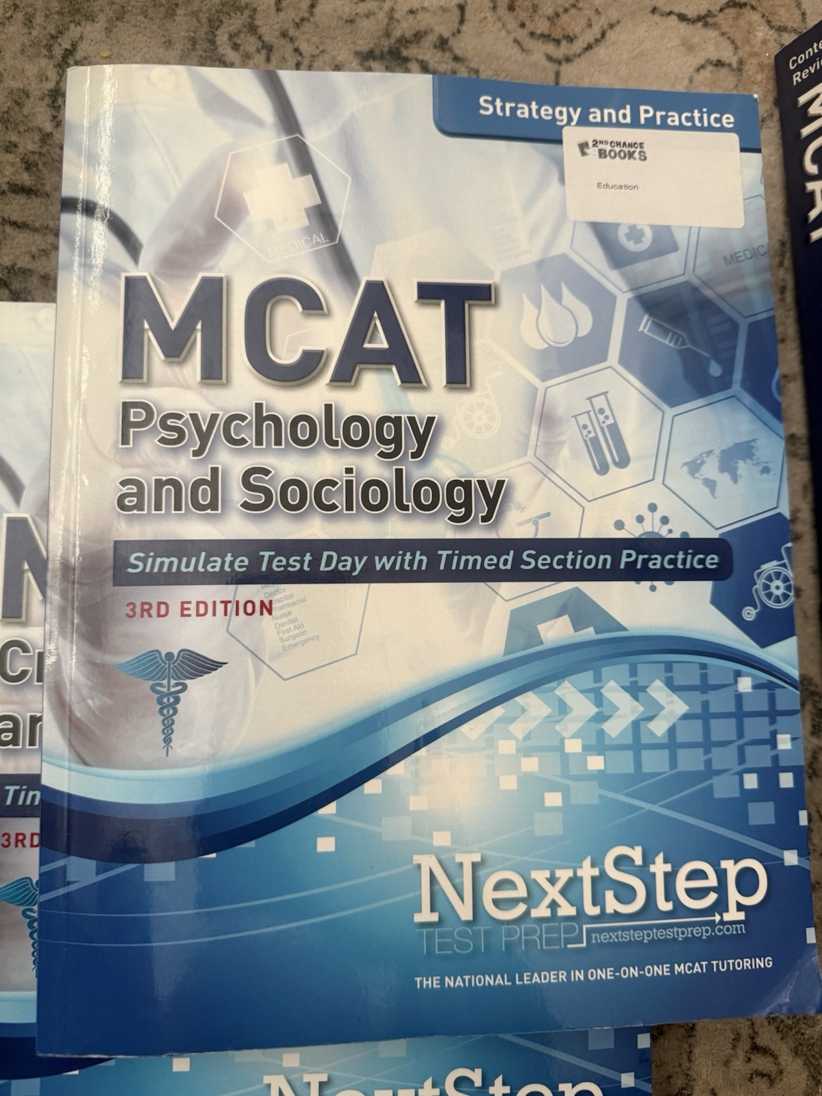 NextStep Test Prep MCAT 3rd Ed Study Guide Book Lot of 5 Biology ...
