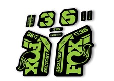 FOX 36 E-Bike Fork Decal Sticker Set 2021 Factory MTB Suspension Graphics Green