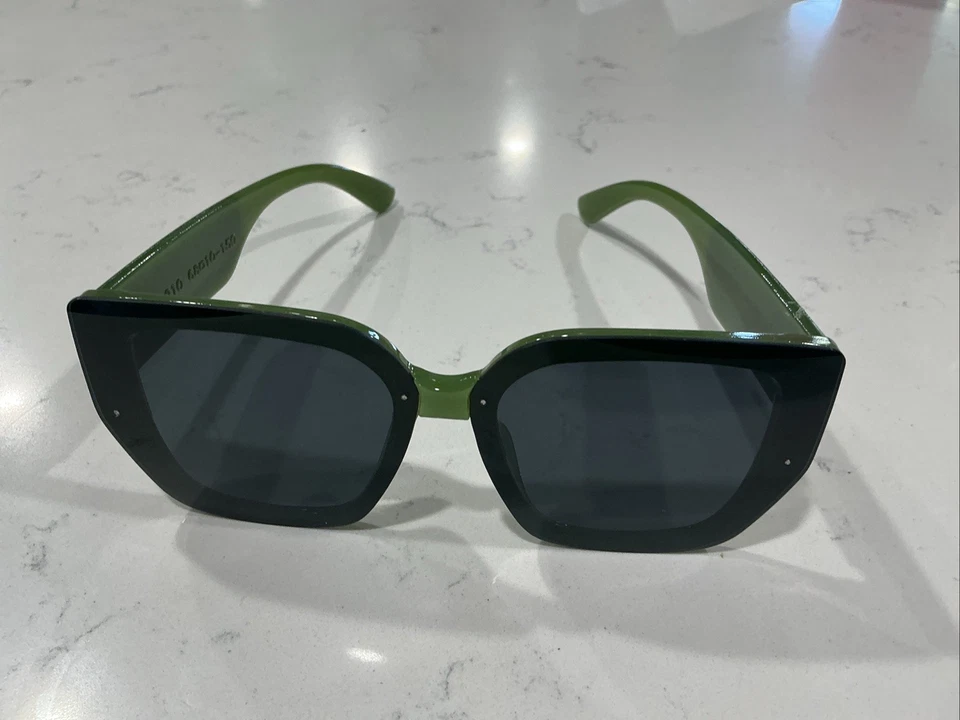 Gafas de sol BUMBLE BEE verde moda rojo verde rayas laterales Foto 2 de 4