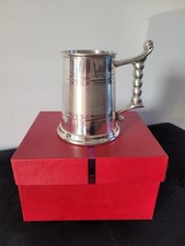 H. Samuel Pewter Tankard Brand New Unused Rope Style Handle Perfect Condition