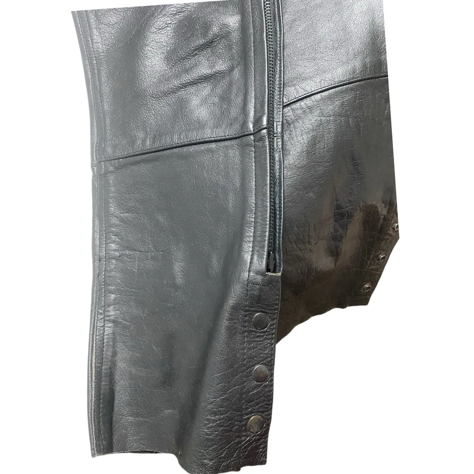 Pantalones de moto de cuero Big B’S para mujer 36 X 29” Breakaway Foto 4 de 4