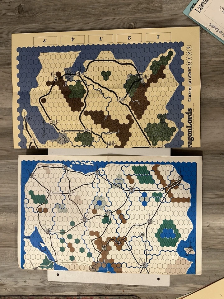 Fantasy Games Unlimited - Lords & Wizards - 1ª Edición Juego de Guerra Zip - Raro Foto 4 de 4