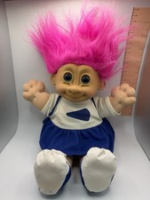 Russ Blue Cheerleader Troll Kidz 12 Friend of Trolls Movie Doll Blue Pink Hair