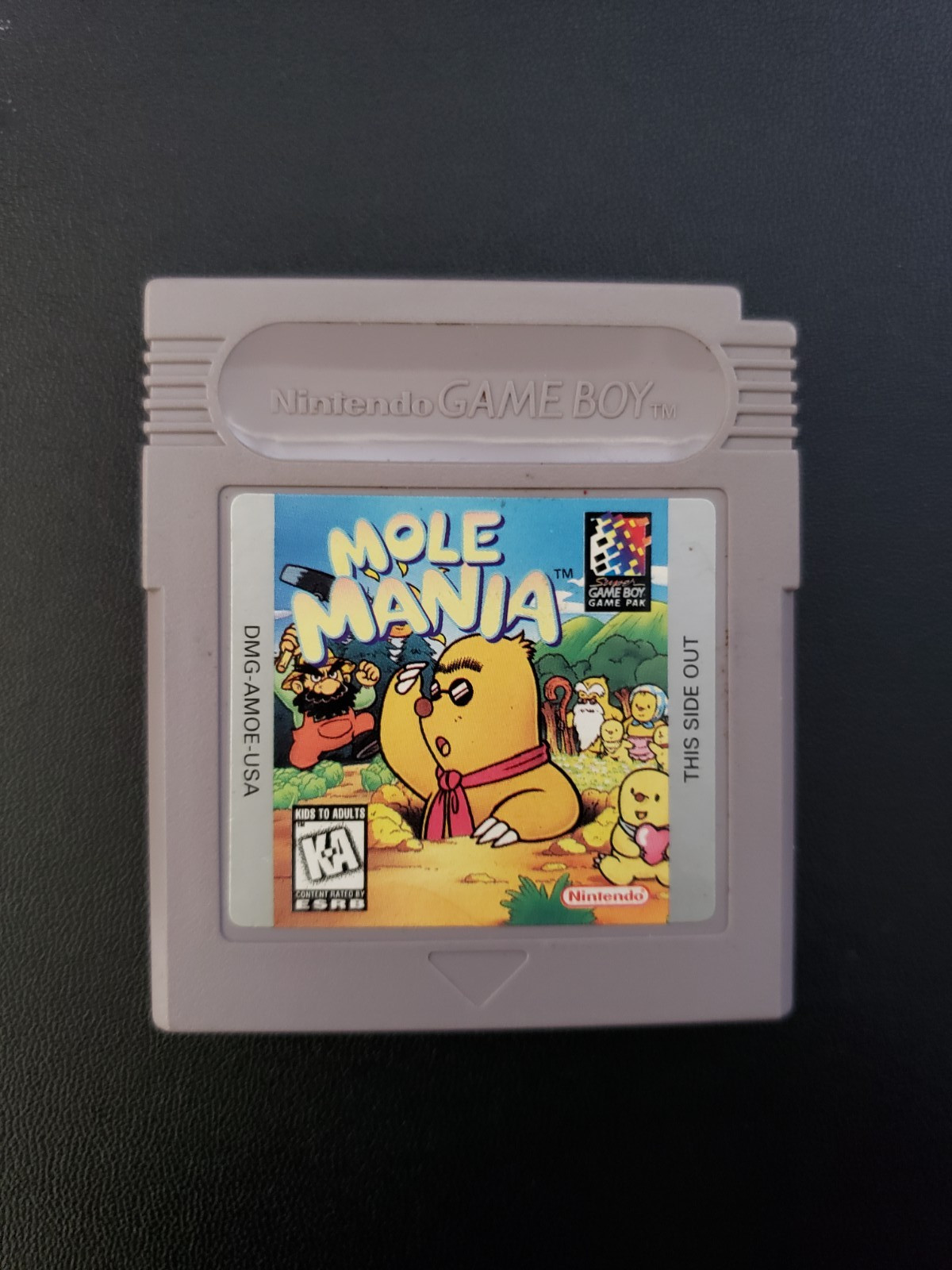Mole Mania For Nintendo Game Boy,  With Case Dmg-Amoe-Usa