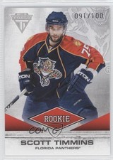 2011 Panini Titanium Rookie Draft Position Number 91/100 Scott Timmins #111 0b0