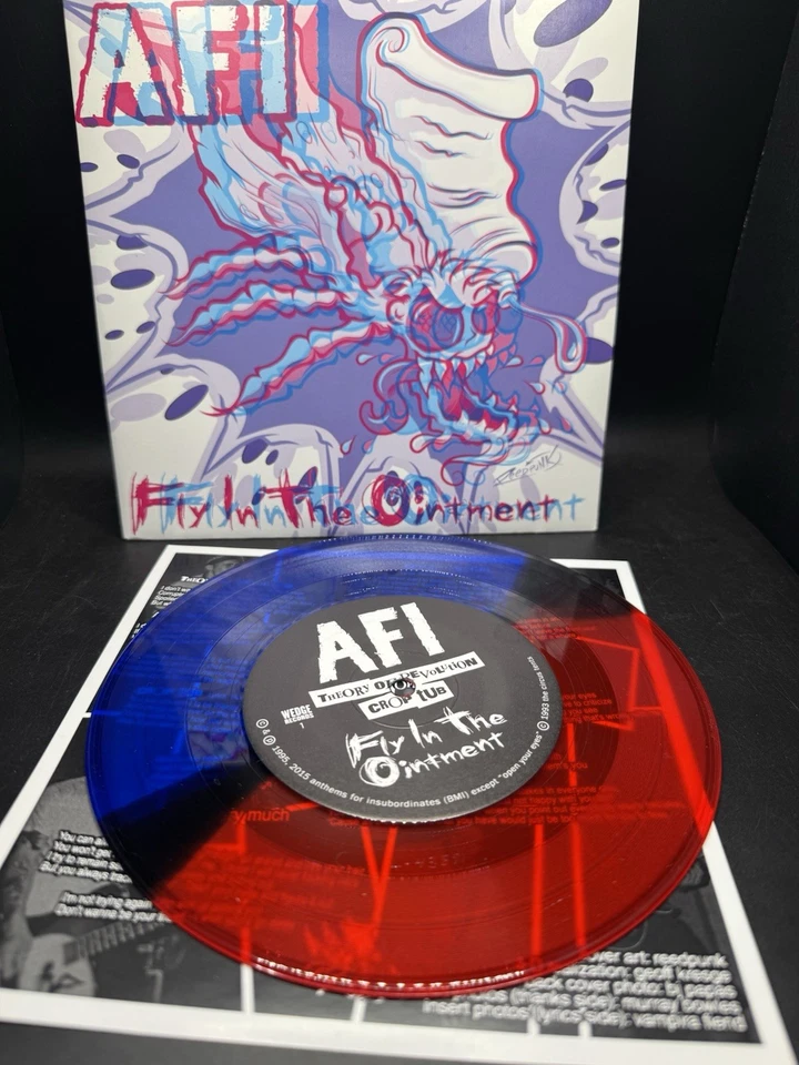 AFI “FLY IN THE OINTMENT” Limited Edition Multi-Colored Vinyl 7" EP - Image 3 of 4