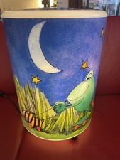 gro&szlig;e Lampe /Hocker 2.  Janosch Sammlerst&uuml;ck Original Vintage Bavaria Sonor 1998