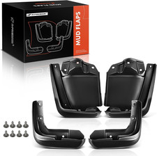 Mud Flaps Set For Honda Civic 2012-2015 Sedan Front Rear Black 4pcs