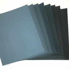 10x Professional Wet And Dry Assorted Sandpaper Sheets Metal Grit Al-oxide