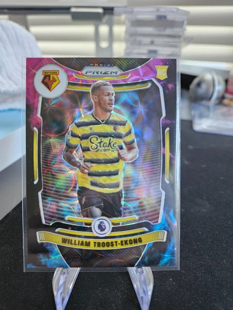 William Troost-Ekong 2021-22 Prizm Premier League Choice Nebula RC #259 1/1