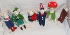 AS IS Primitives by Kathy Felt Mouse Critter Lot 6 Patriotic Holiday Coffee #8