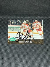 Trent Yawney 1992-93 Parkhurst #245 Calgary Flames Signed Auto Autographed Card