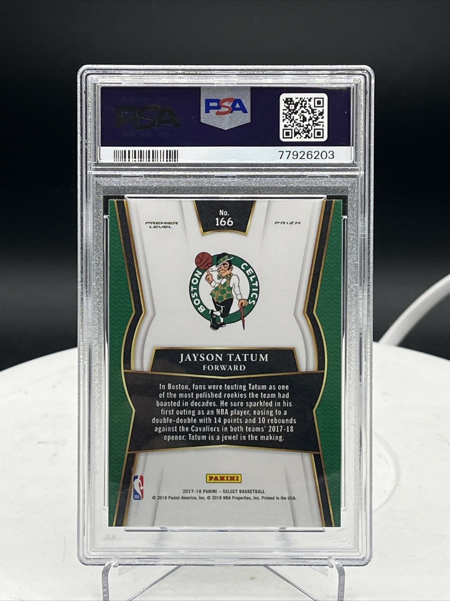 その他 panini SELECT PRIZM JAYSON TATUM PSA 9 2017-18 Panini Select Jayson Tatum Silver Prizm #166 PSA 9