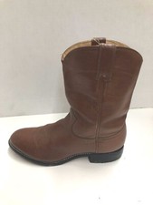JUSTIN BROWN LEATHER ROPER COWGIRL WOMENS 7