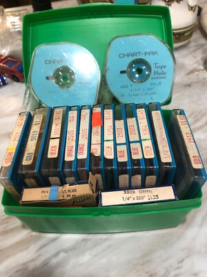 Chartpak Pressure Sensitive Graphic Tape Vintage From Dad s Estate