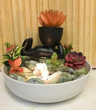 Tranquility Tabletop Water Fountain Little Person FREE SHIPPING #853