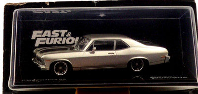 Modèle Réduit Altaya 1/43 Chevrolet Nova SS 1972 - Fast & Furious N°44 - Neuf Dans Sa Boîte