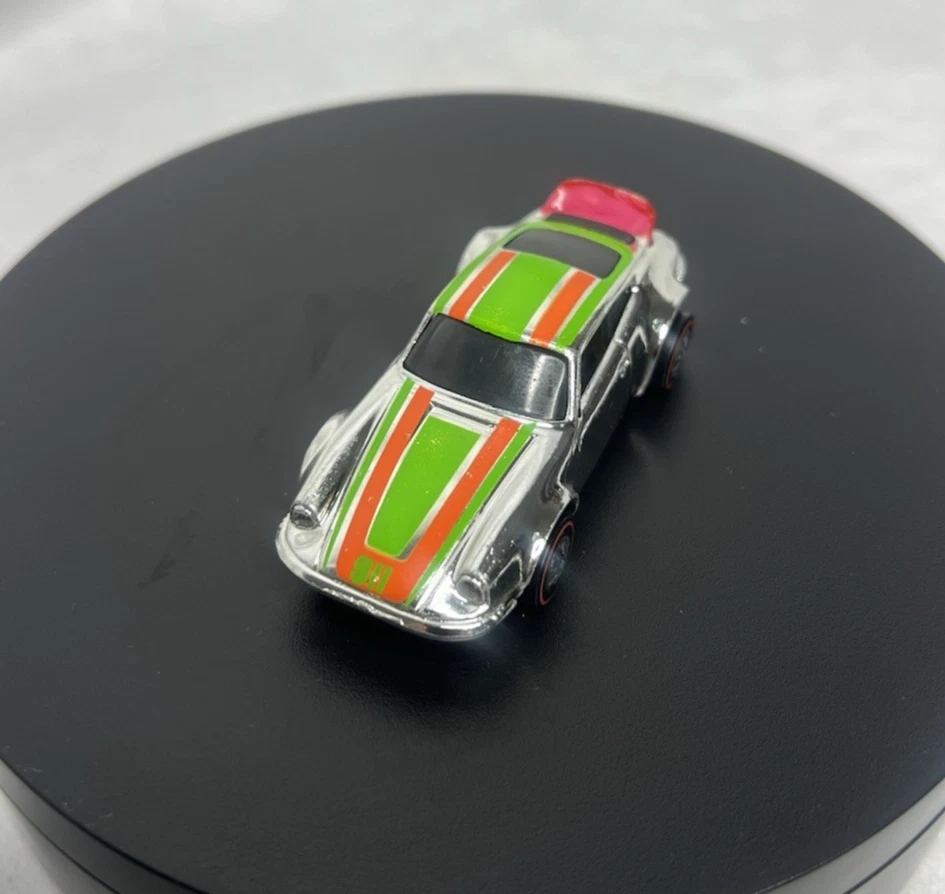 Hot Wheels Porsche P-911 1974 Super Chrome Redline Vintage Mattel Hong Kong Foto 3 de 4