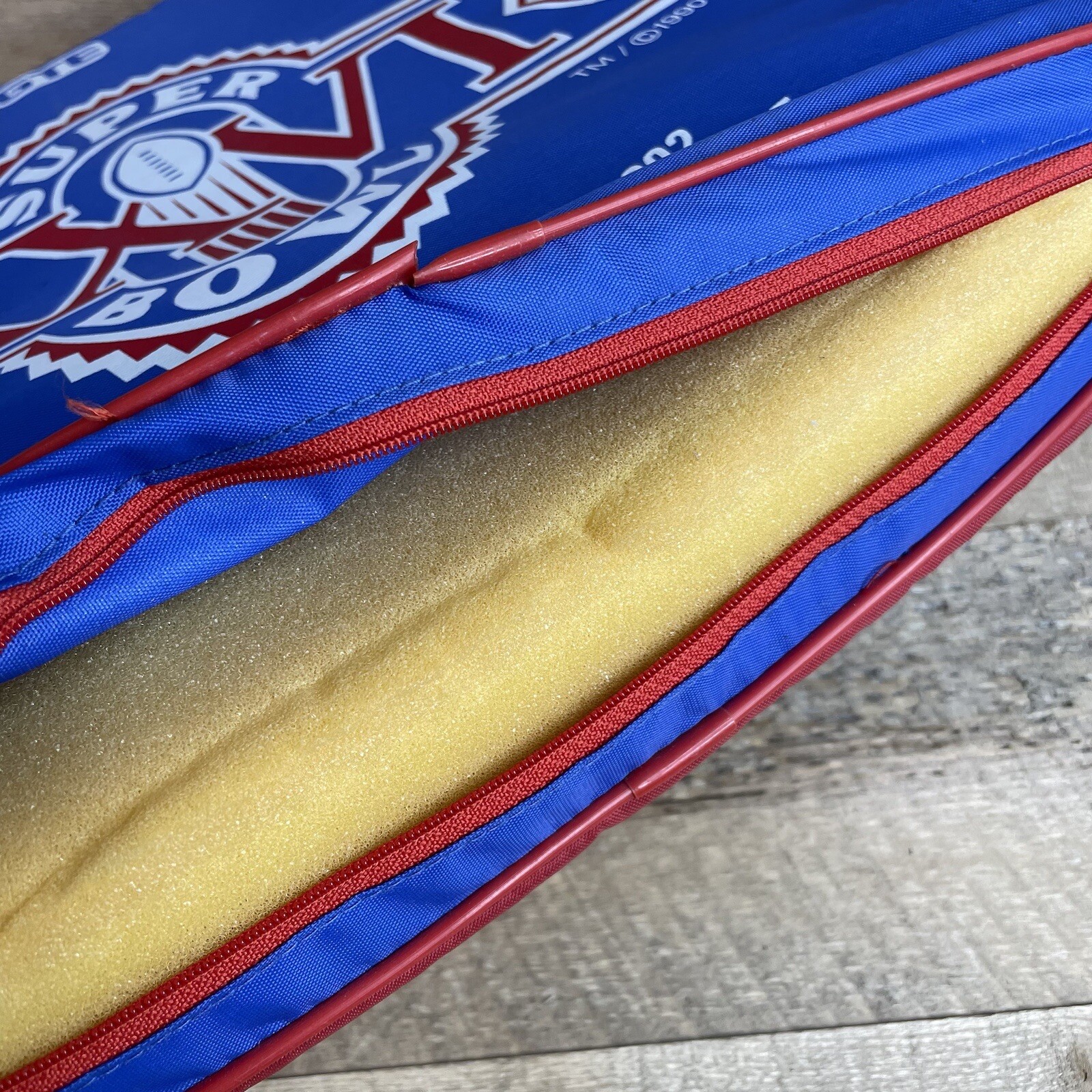 VINTAGE 1992 Super Bowl XXVI Seat Cushion Washington Redskins Buffalo