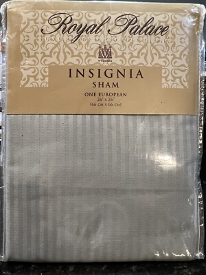 Royal Palace Pillow Sham Luxury Insignia Euro Seafoam Green 26 '' x 26 W-C NEW