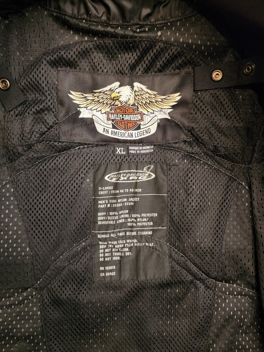 Harley-Davidson FXRG Nylon Men's Motorcycle Jacket 98366 Harley-Davidson FXRG Nylon Men's Motorcycle Jacket 98366