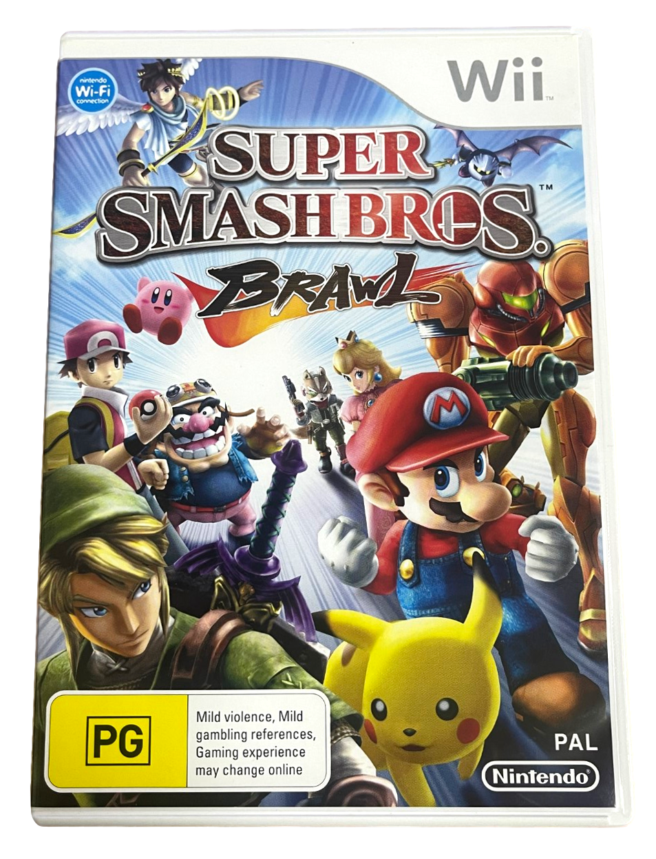 Super Smash Bros. Brawl Wii Club Nintendo VIP Promo Flyer AD Point Card