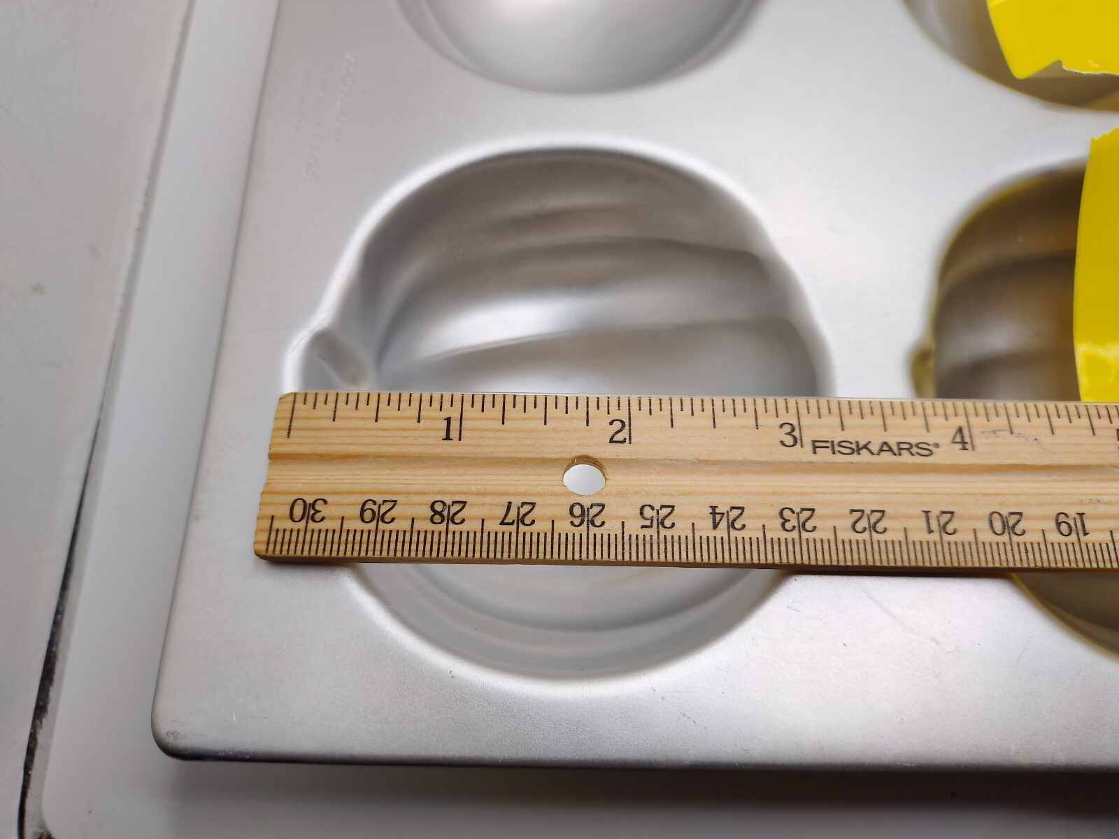 Vtg Amscan Aluminum Pumpkin Halloween Mini Cake Cupcake Pan 1980s Made In Korea