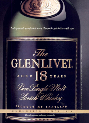 1993 Glenlivet: Aged 18 Years Vintage Print Ad