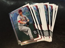 2015 Bowman BCP53 Corey Littrell 10 count all chrome lot St. Louis Cardinals