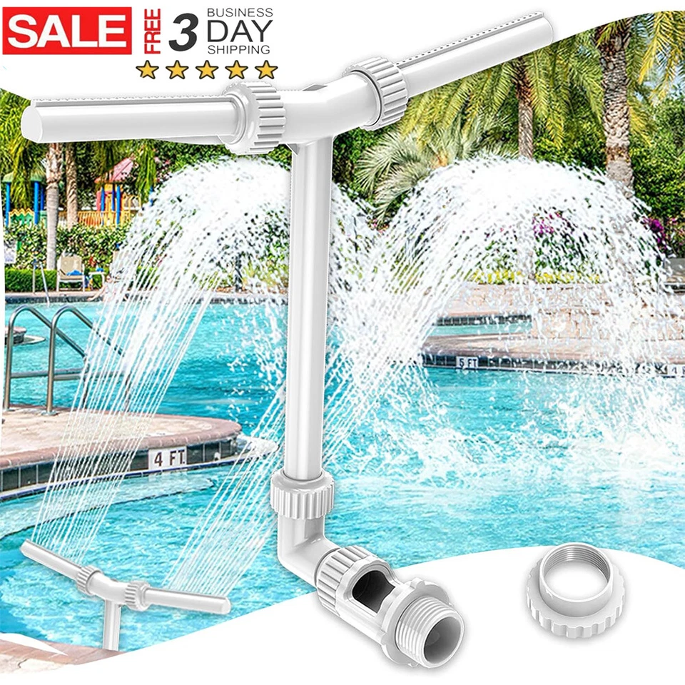Intex Wasserfontäne Springbrunnen Wasserfall Einstellbar Schwimmen Pool Brunnen - Bild 2 von 4