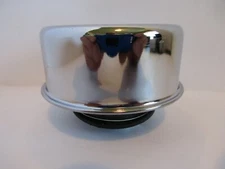 CHROME VALVE COVER BREATHER TWIST IN STYLE SBC BBC SBF 289 327 350 454 #9617