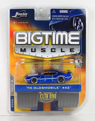 Jada Dub City Wave 8 Bigtime Muscle 1970 Oldsmobile 442 090 Blue