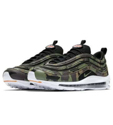 RARE 🔥Nike Air Max 97 Premium QS Raw Umber Fortress Green UK GB