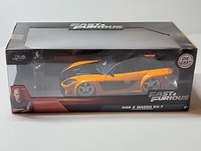 Fast & Furious Han & Mazda RX-7 Orange / Black 1:24 Jada Diecast