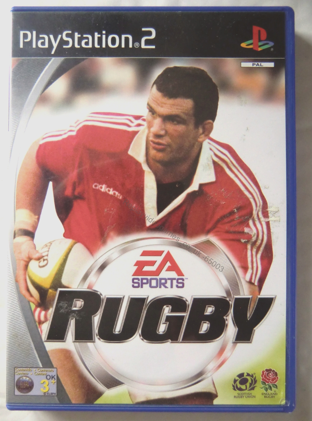 65003 Rugby - Sony PS2 Playstation 2 (2001) SLES 50220