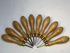 10 New Old Stock John James UK Made Square Blade Cabinetmakers Brad Awls