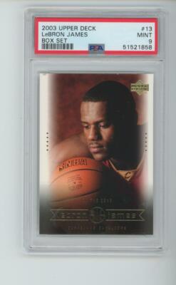 2003 Upper Deck Box Set#13 Lebron James ROOKIE RC PSA 9 Graded 