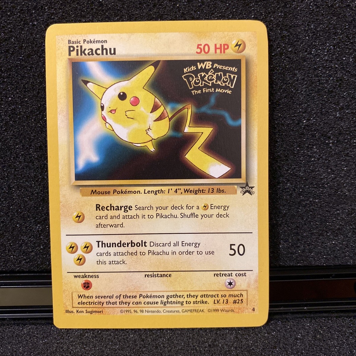 Pokémon TCG Pikachu Black Star Promo WB Stamped Sts | eBay