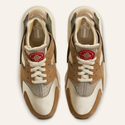 New Nike Stussy X Air Huarache LE TD DH3323-200 Desert Oak (TD