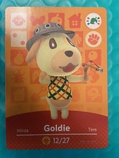 Animal Crossing Amiibo Festival Card GOLDIE Promo Amiibo Card