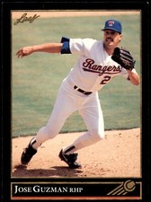 Jose Guzman #222 1992 Leaf Black Gold
