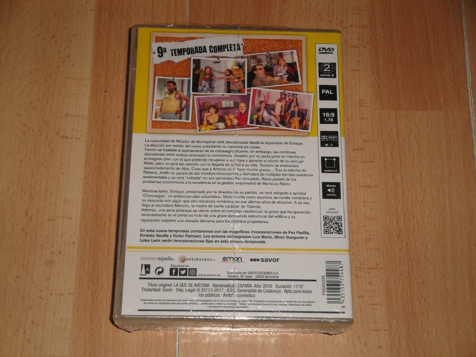LA QUE SE AVECINA TEMPORADA 9 EN DVD SERIE DE TV CON 10 DISCOS NUEVA PRECINTADA - Imagen 2 de 2