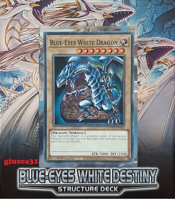 Blue-Eyes White Dragon (V.2) - SDWD-EN002 -S.D.: Blue-Eyes White Destiny - EN/NM